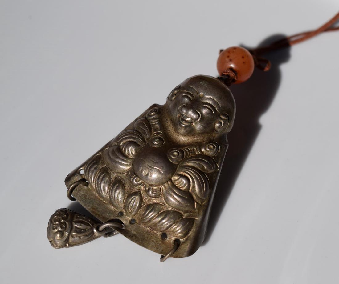 Antique Chinese Silver Buddha Pendant (1 of 4)