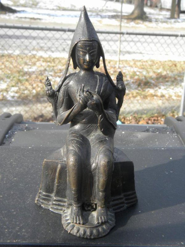 Antique Bronze Buddha Statue (1 of 9)
