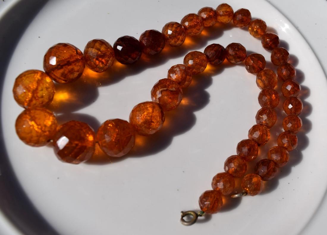 Antique Amber Bead Necklace (1 of 5)