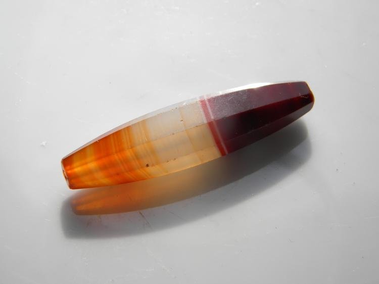 Antique Carnelian Bead: Antique Carnelian Bead, size: 1.5"