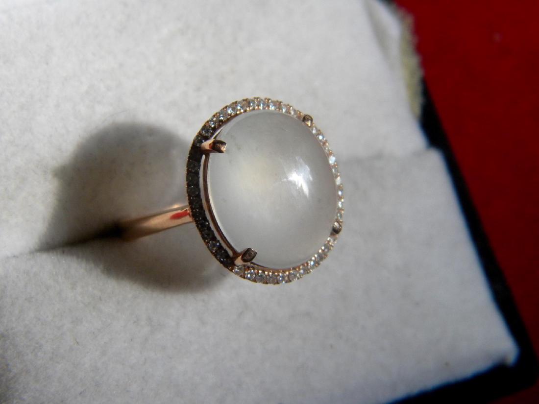 GIA Certified 18K Gold Diamond Jadeite Ring (1 of 6)