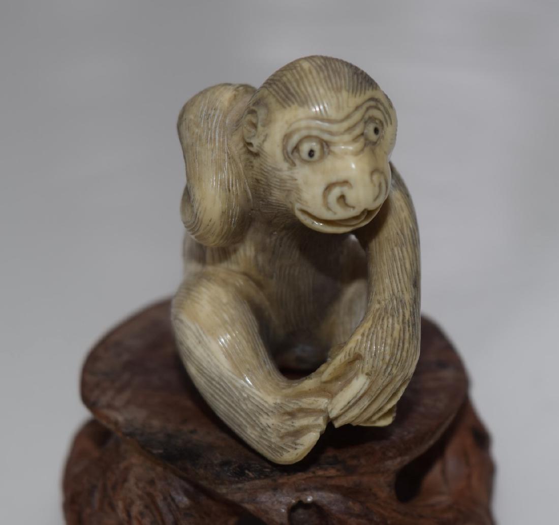 Carved Monkey Statue (1 of 4)