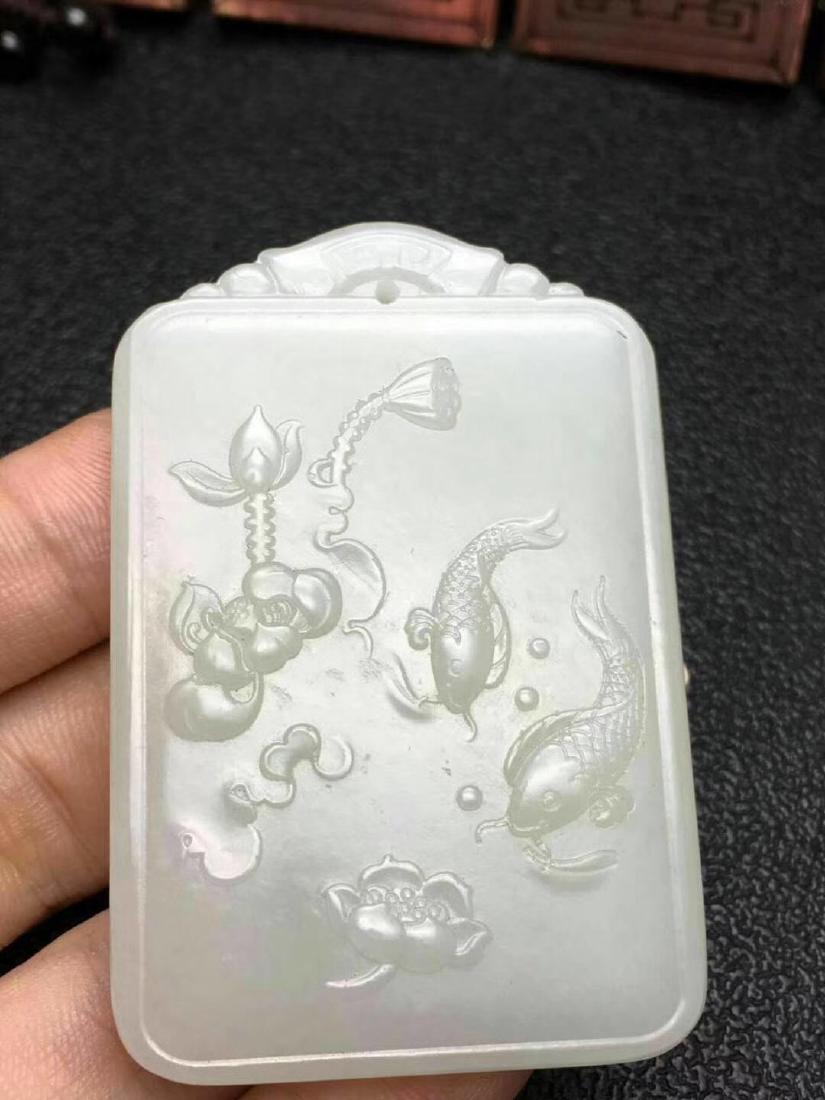 A White Jade Fish Plaque (1 of 1)