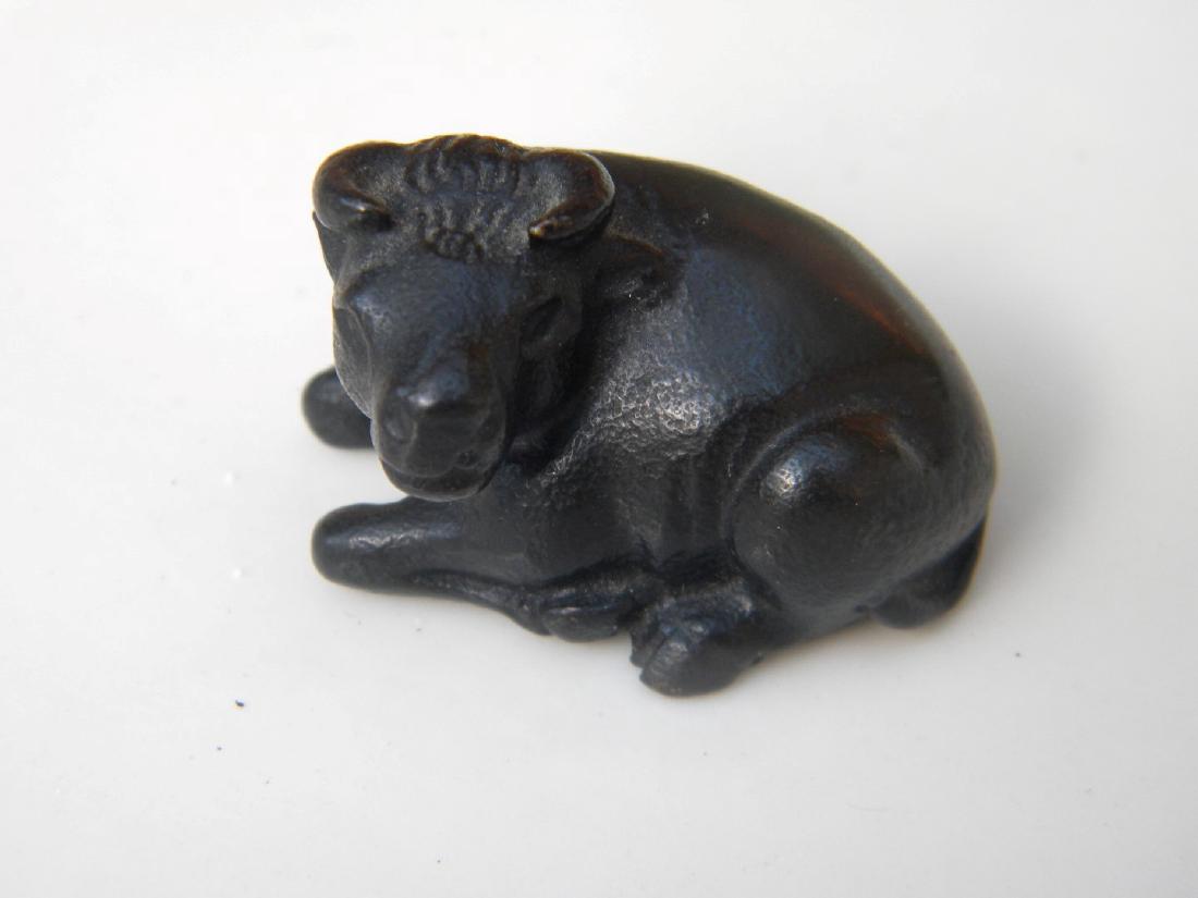 Antique Bronze Ox Paper Weight (1 of 5)