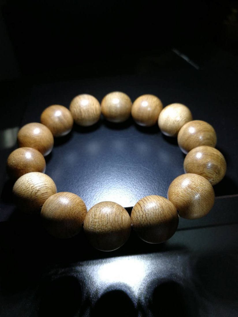Natural Chen Xiang Buddha Prayer Bracelet (1 of 2)