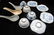 Group of Antique Chinese Cup, Dishes and Spoons