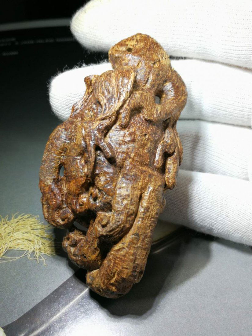 Antique Natural Chen Xiang Fruit Plaque (1 of 7)