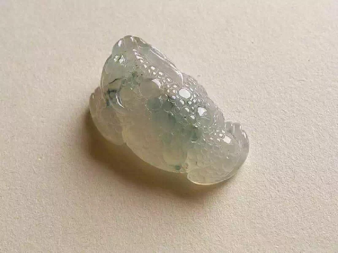 Natural Jadeite Frog Pendant (1 of 4)