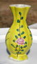 Pair of Yellow Glazed Vases, Size: 2.75, and 3.5" - 5