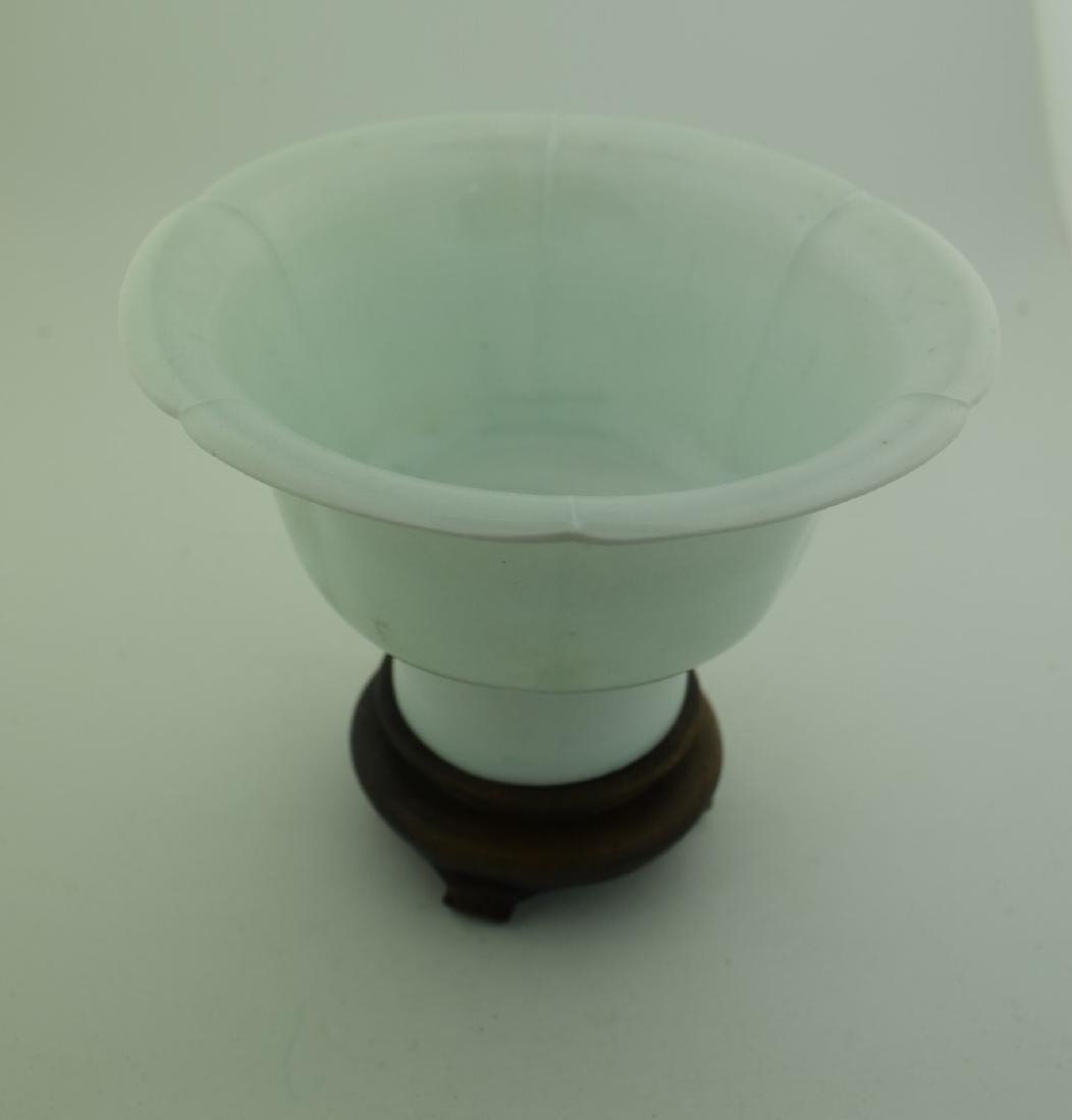 Antique Chinese White Glazed Cup (1 of 3)