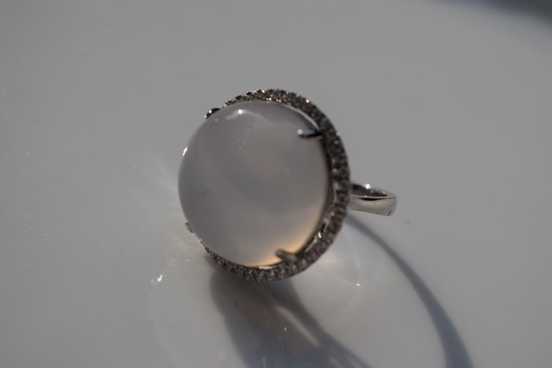 Vintage Silver Moonstone Ring (1 of 3)