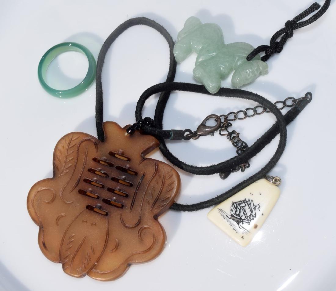 Group of Jade Jadeite Pendants, Size of Jade: 2" (1 of 3)