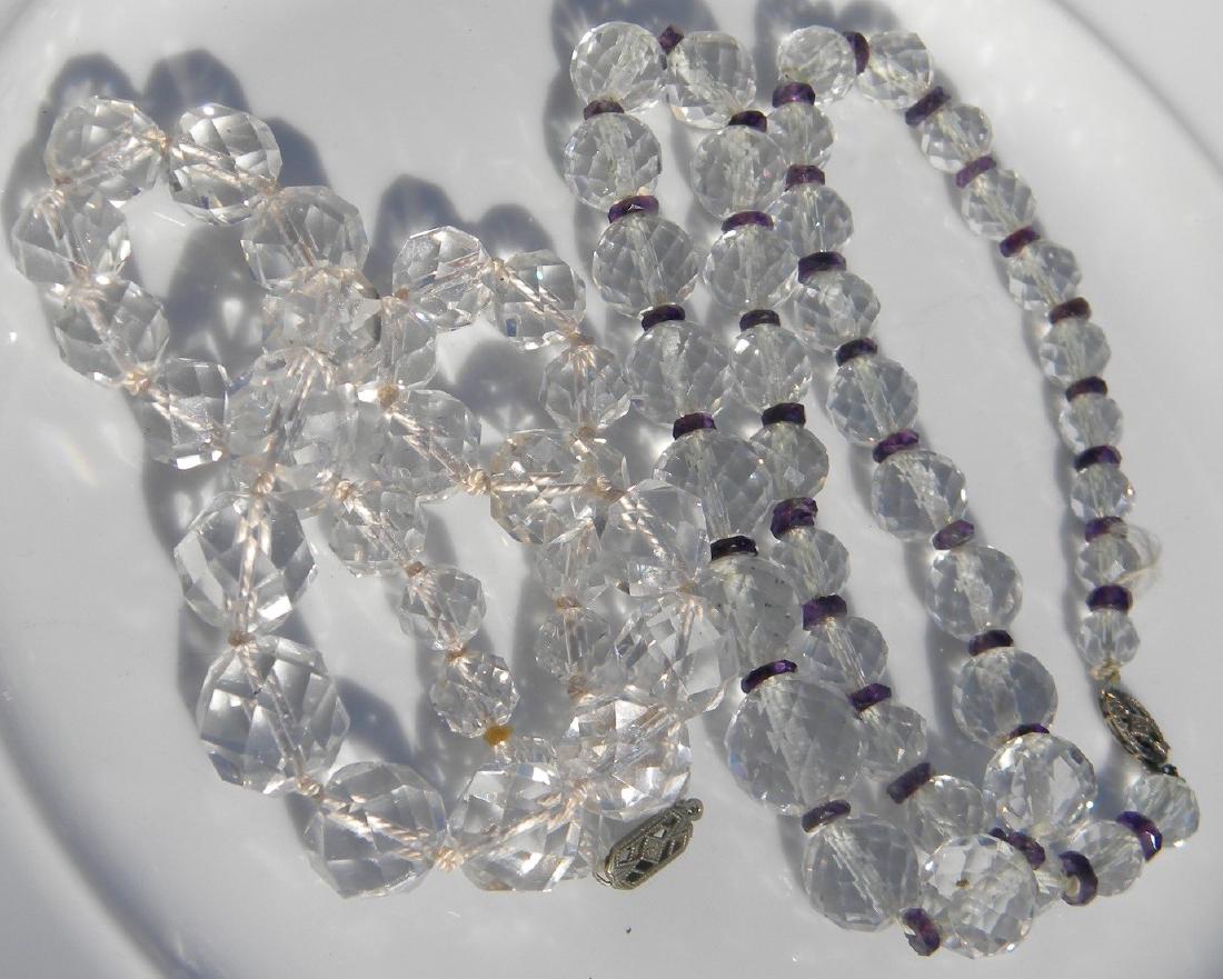 Two Crystal Beads Necklaces (1 of 4)