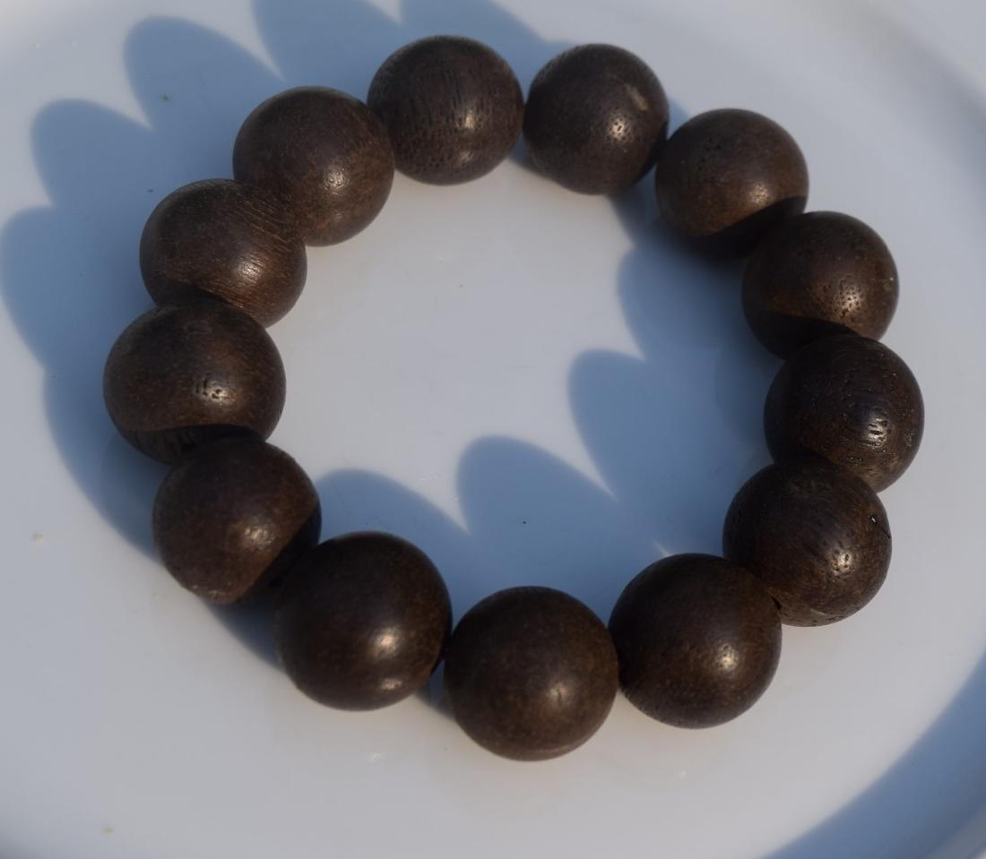 Antique Chen Xiang Beads Bracelet (1 of 2)