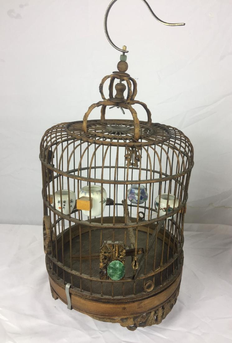 Antique Chinese Jadeite Bird Cage (1 of 6)