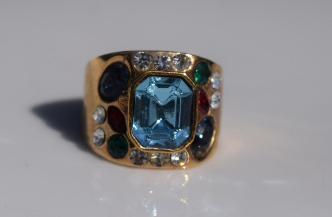 Vintage Multicolor Stone Ring (1 of 3)
