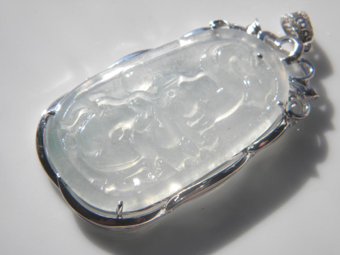 Natural Jadeite Dragon Pendant (1 of 4)