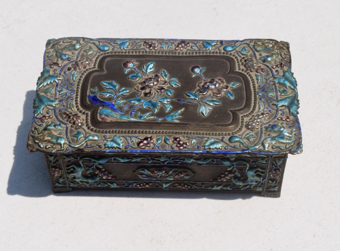 Antique Chinese Silver Enamel Box (1 of 5)