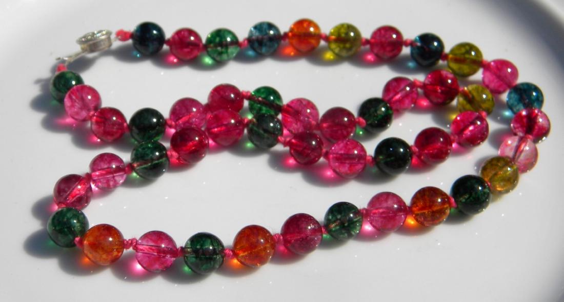 Vintage Tourmaline Beads Necklace (1 of 3)