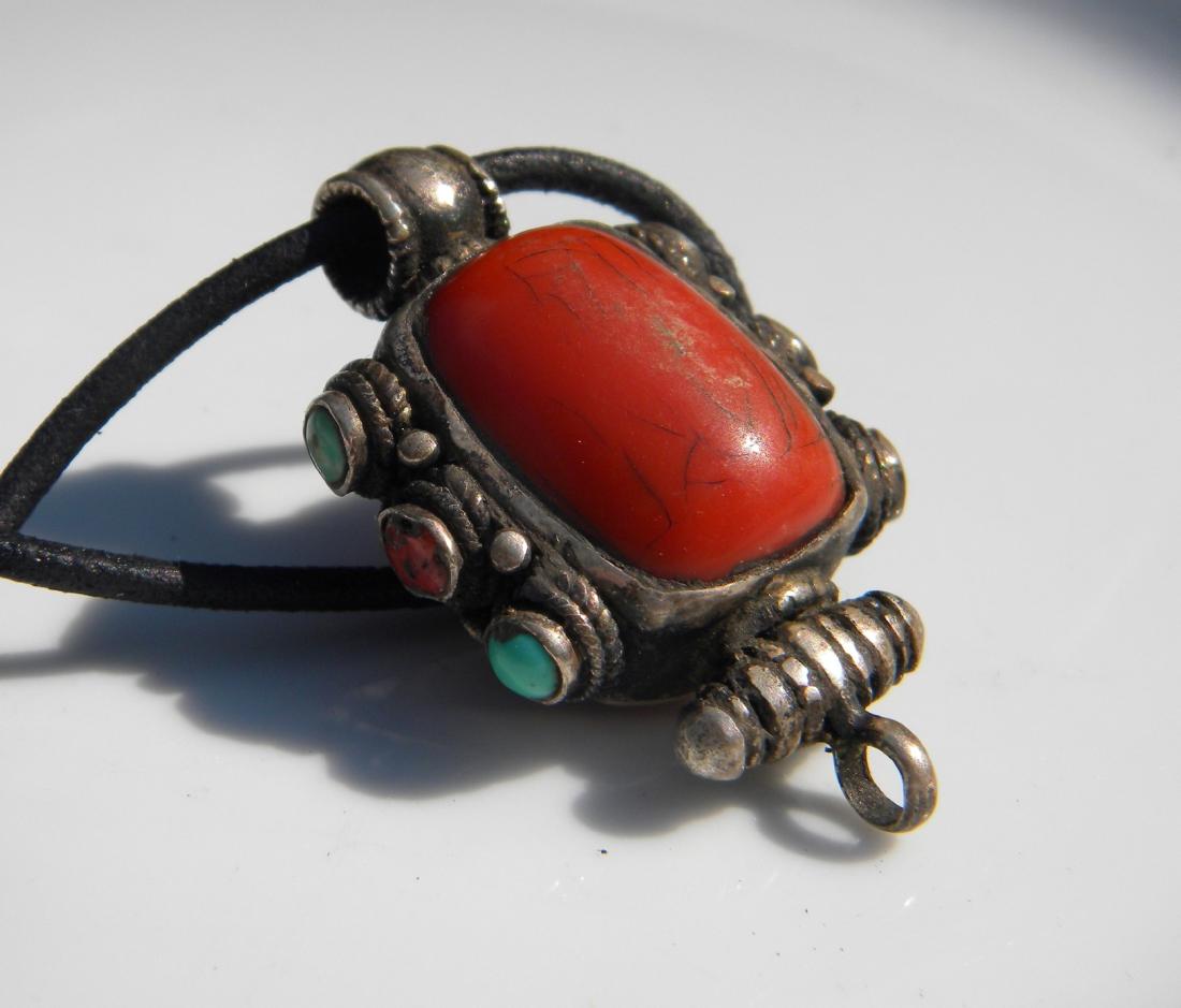 Antique Tibet Silver Pendant (1 of 4)