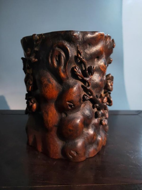 Antique Chen Xiang Brush Holder (1 of 3)