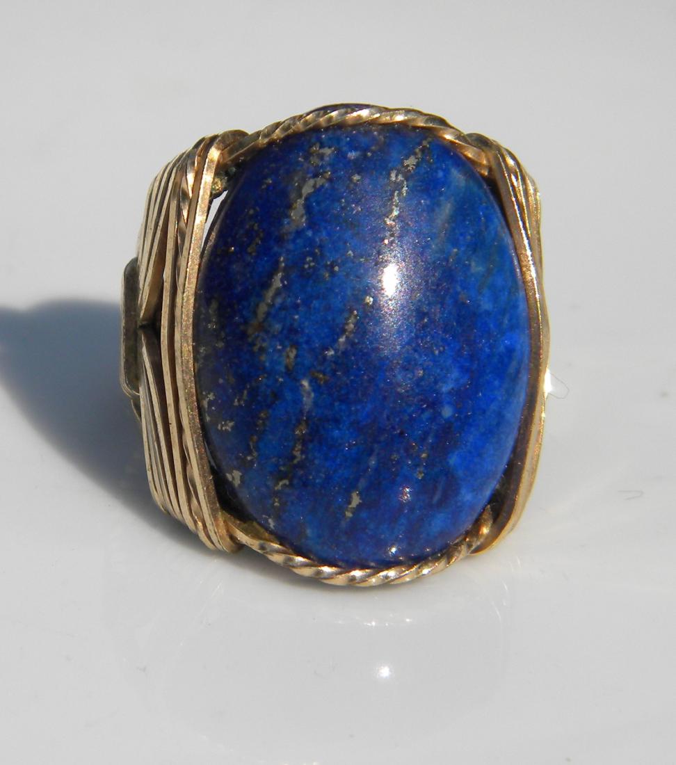 Vintage Silver Lapis Ring (1 of 5)