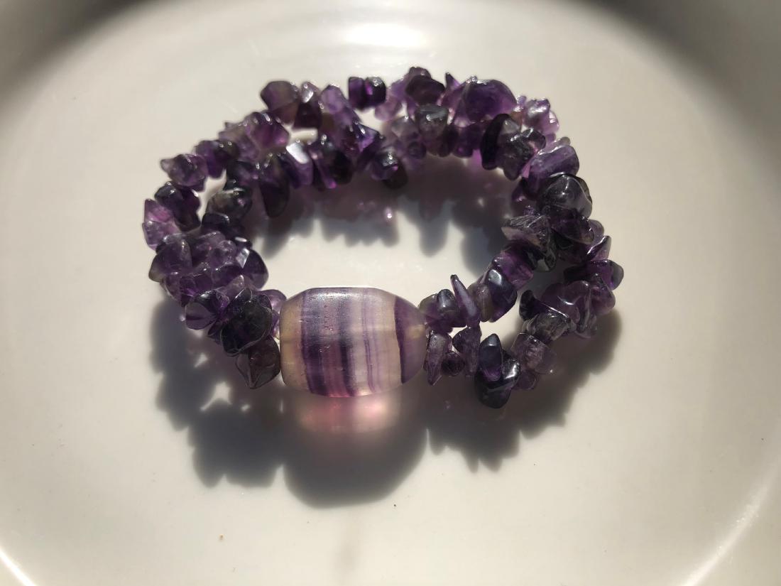 Vintage Amethyst Bracelet (1 of 2)