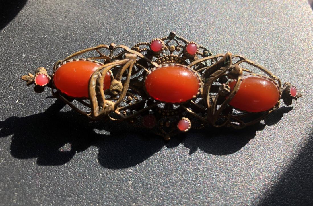 Antique Flower Brooch Pin (1 of 2)