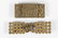 Pair of Antique Chinese Gilt Bronze Belt Buckles