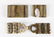 Pair of Antique Chinese Gilt Bronze Belt Buckles - 3