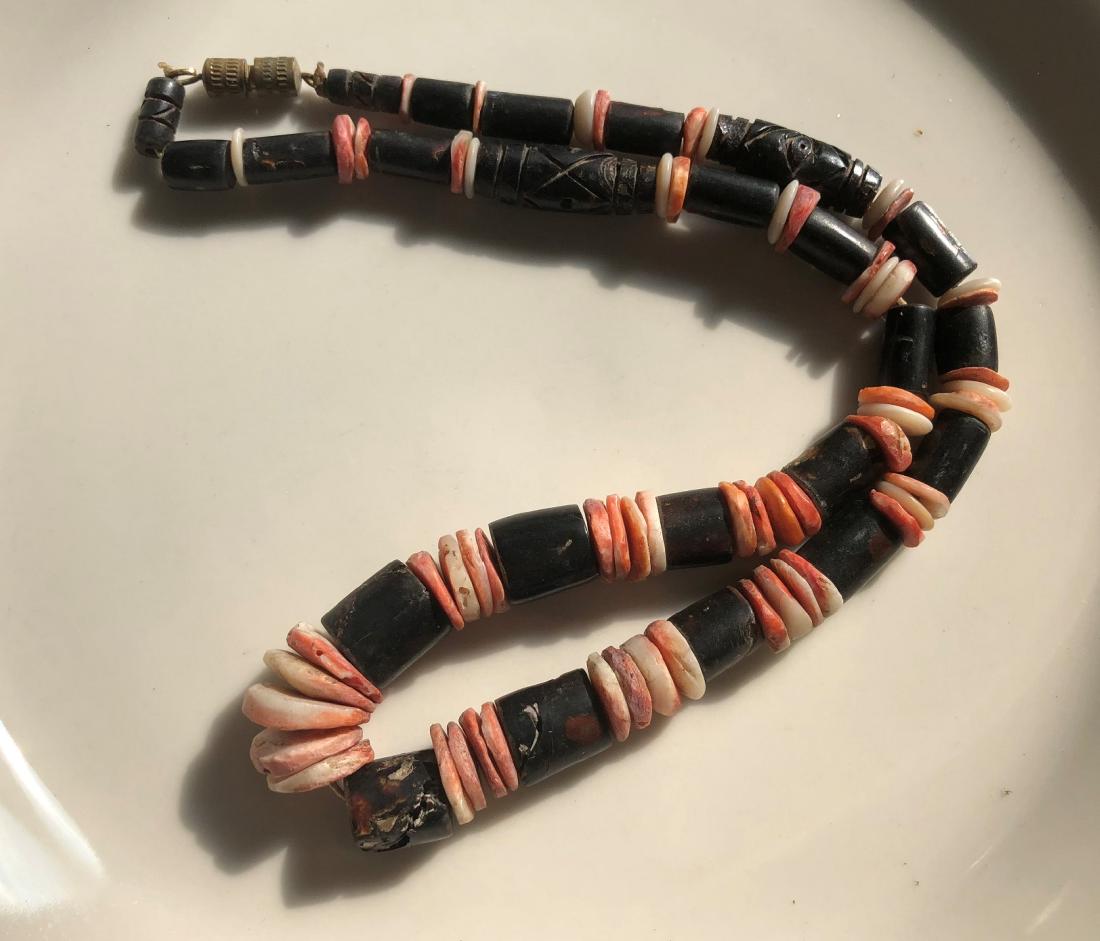 Antique African Exchange Beads Necklace (1 of 2)