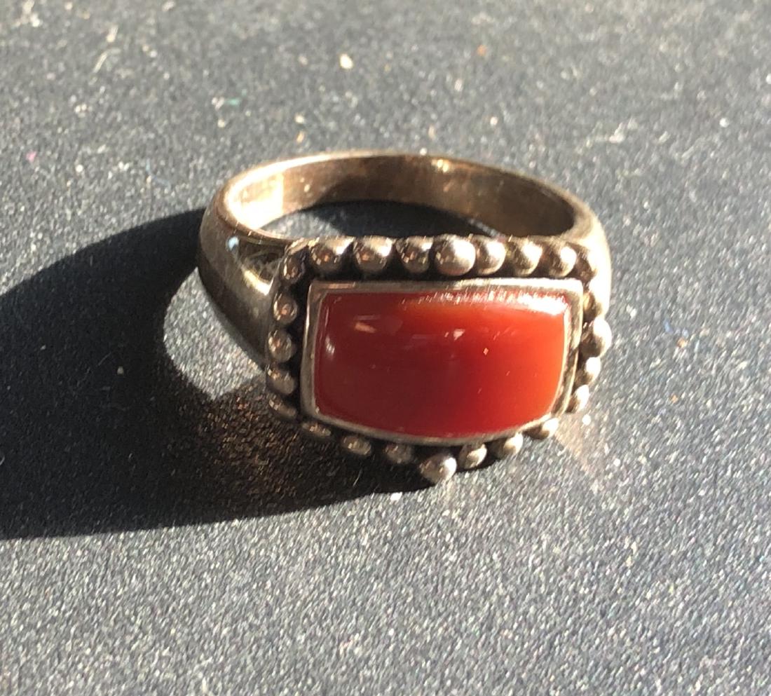 Vintage Carnelian Silver ring: Vintage Carnelian Silver ring