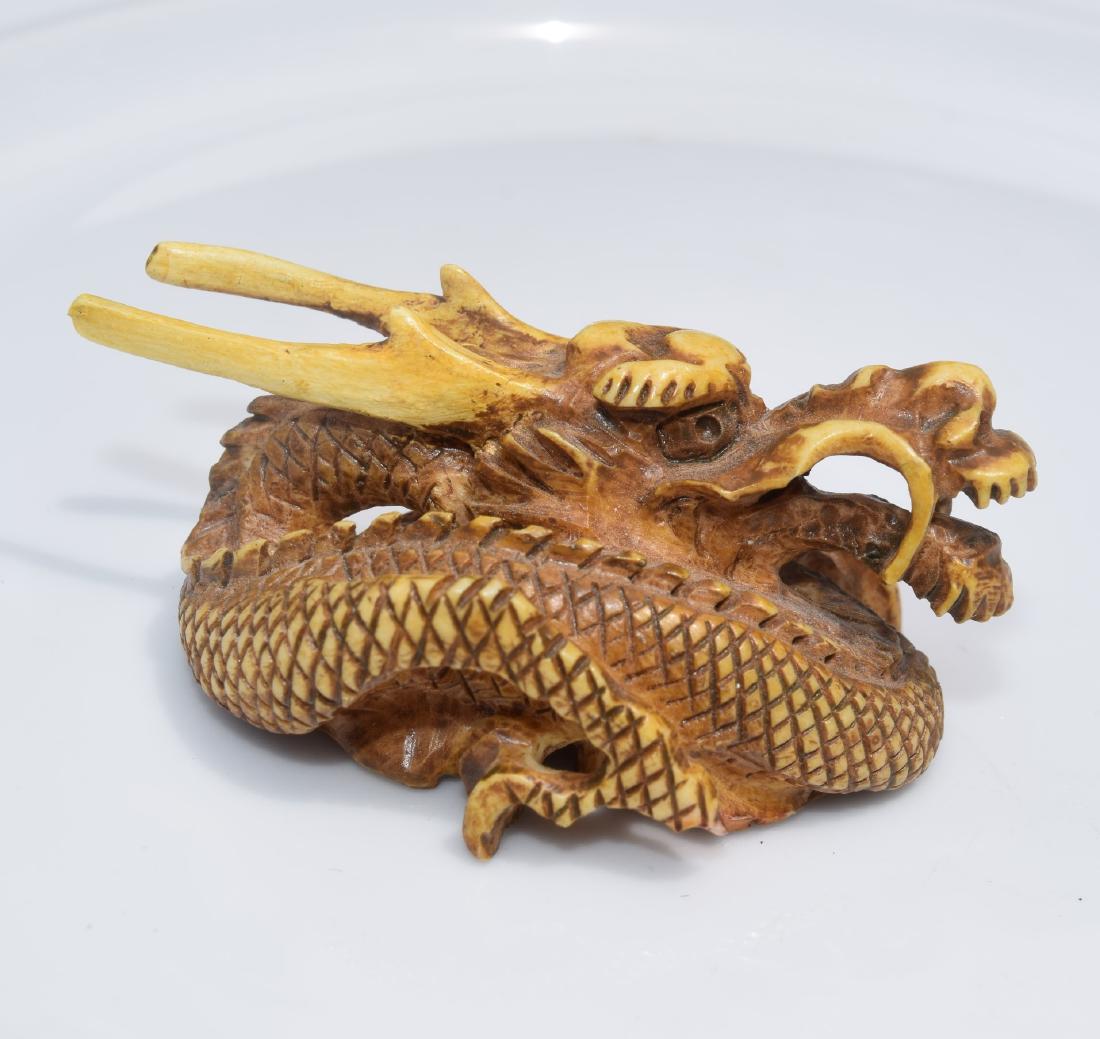 Antique Carved Dragon Statue (1 of 4)