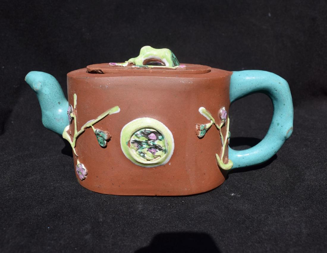 Antique Chinese Yixing Clay Zisha Pottery Teapot (1 of 4)