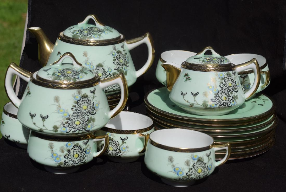 Set of Antique Kutani Tea Sets (1 of 5)