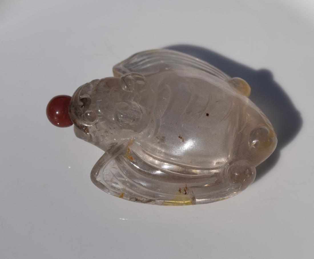 Antique Crystal Snuff Bottle (1 of 3)