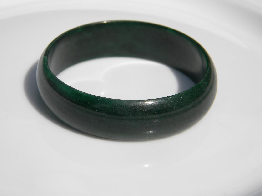 Antique Green Jadeite Bracelet (1 of 6)