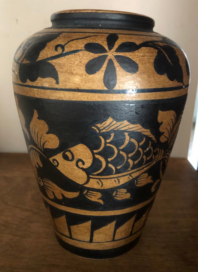 Antique Chinese Fish Vase Song Dynasty (1 of 6)