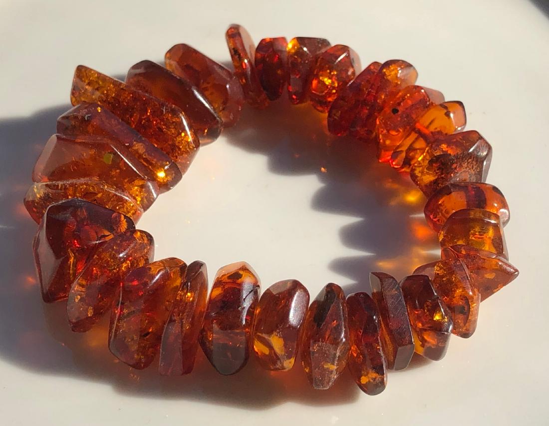Antique Amber Bracelet (1 of 5)