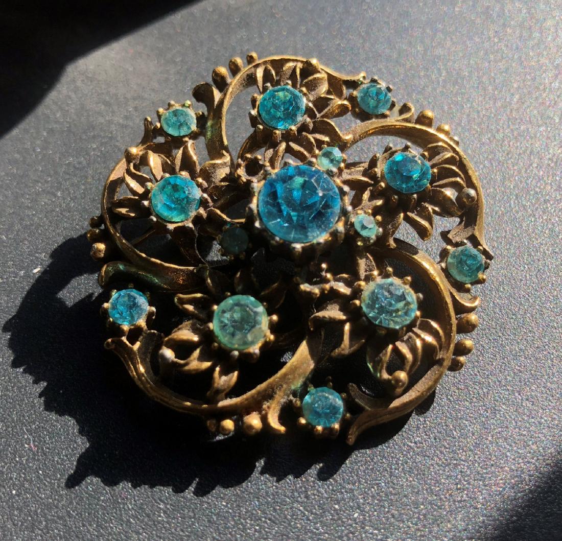 Antique Flower Brooch Pin (1 of 3)