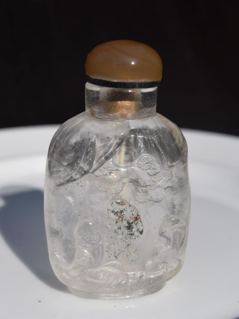 Antique Crystal Snuff Bottle (1 of 5)