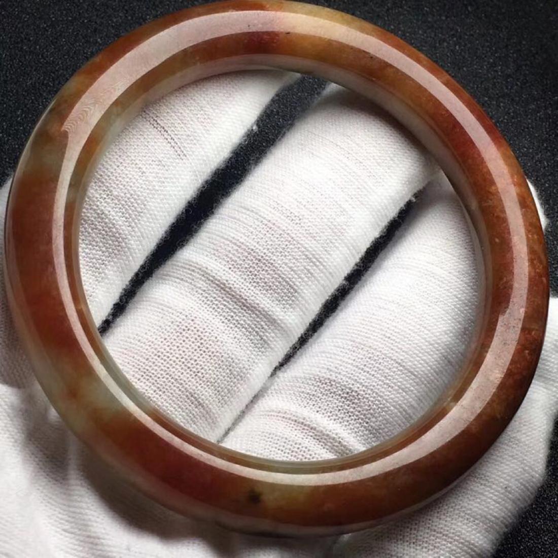 Natural Red Jadeite Bracelet (1 of 2)