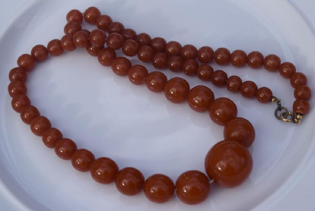 Vintage Natural Amber Necklace (1 of 2)