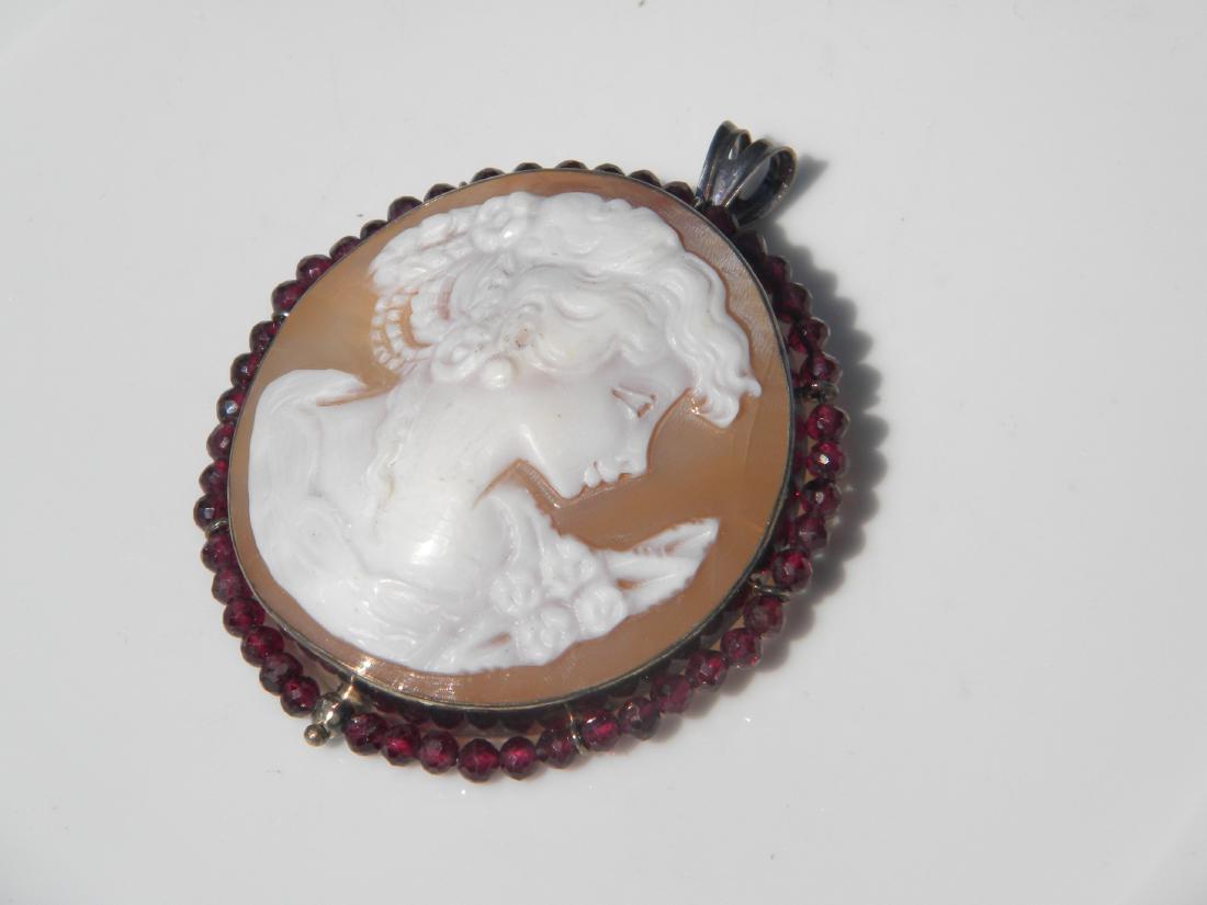 Vintage Cameo Pendant and Brooch Pin (1 of 8)