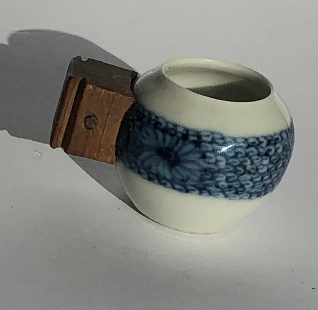 Antique Chinese Blue and White Bird Feeder (1 of 10)