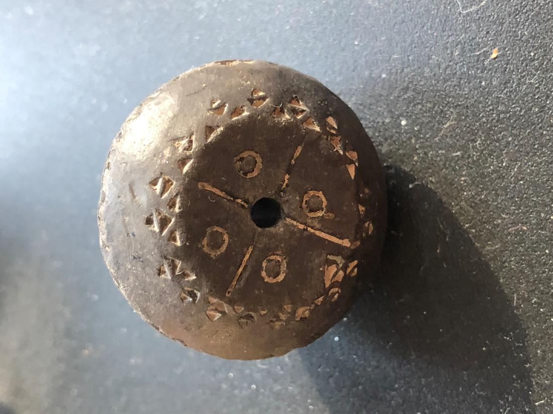 Antique Pre Cloumbian Clay Beads (1 of 6)