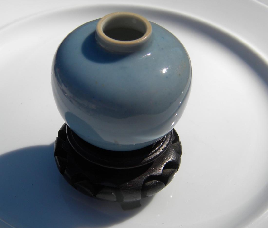 Antique Blue Glazed Water Pot (1 of 5)