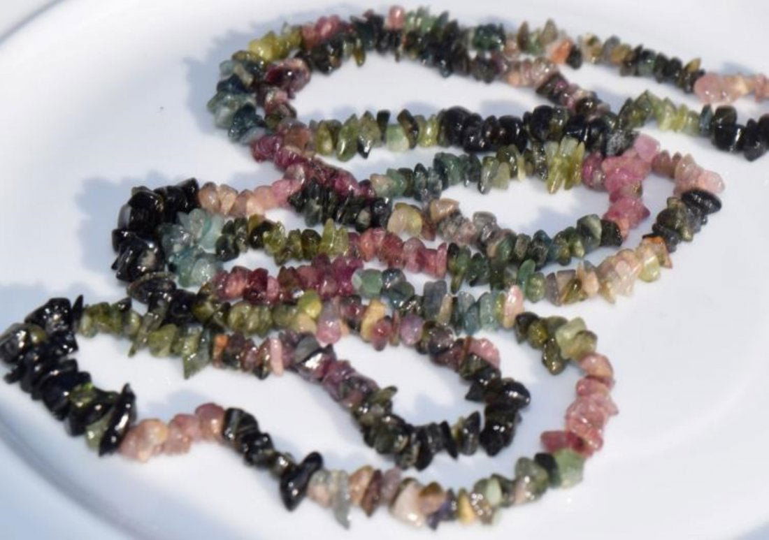 Vintage Tourmaline Necklace, Length: 26" (1 of 1)