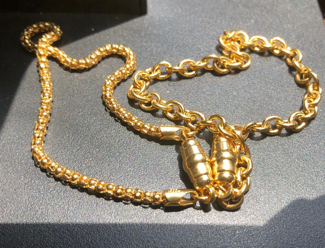 Two Italian Silver Bracelets Marked Italy 925 (1 of 2)