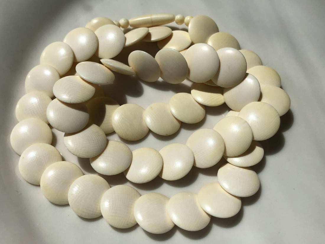 Vintage Carved Beads Necklace (1 of 2)